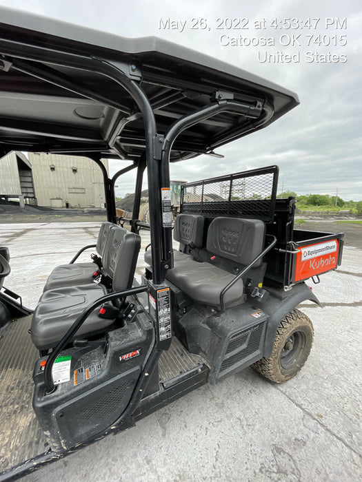 2022 Kubota RTV-X1140W-H Plastic Canopy, Windshield Acrylic Clear, LED Strobe Light, Wire Harness Kit, Back up Alarm