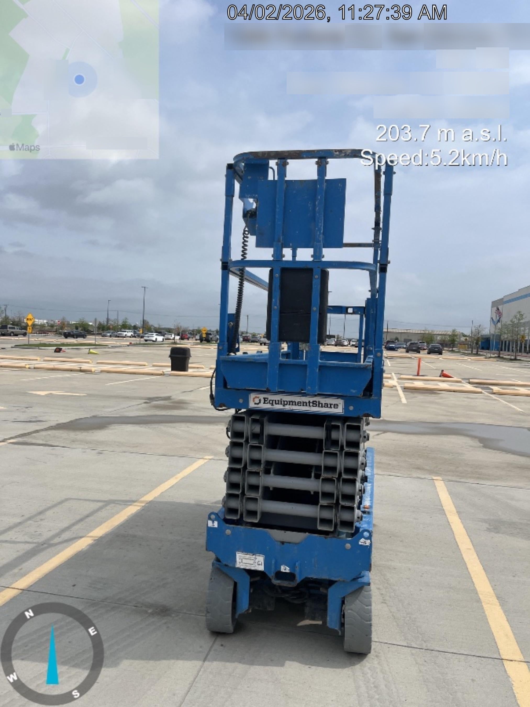 2018 Genie GS-3232 Genie GS3232 Lift w/Folding Rails and Swing Gate