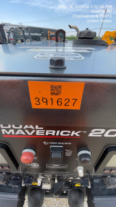 2024 Lincoln Electric Dual Maverick 200/200X Ready Pak 3, Includes Trailer, Cable Rack, Fender Light Kit K4382-1-RP3