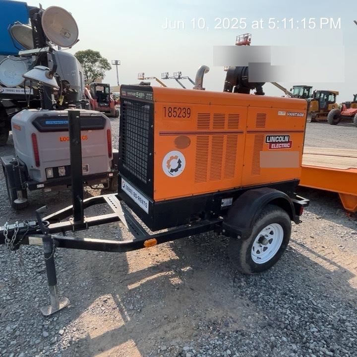 2021 Lincoln Electric Vantage 549X Ready Pak 3, ORANGE (includes trailer, cable rack, fender light kit)