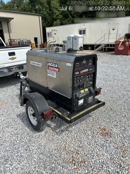 2024 Lincoln Electric LE400 Kubota V1505, Trlr, Cable Rack, Light Kit, ES Decals, T3