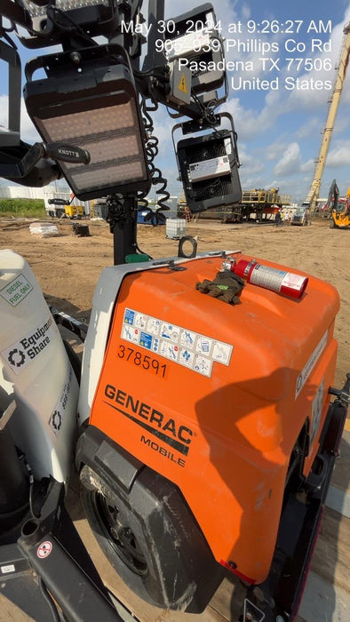 2023 Generac MLT2 Diesel, Flex Switch 120V Input, Powerzone Controller, 
(4) 320W LED Lights, 4kW Generator, 39.9 Gal Fuel Tank, 2" Ball, T3