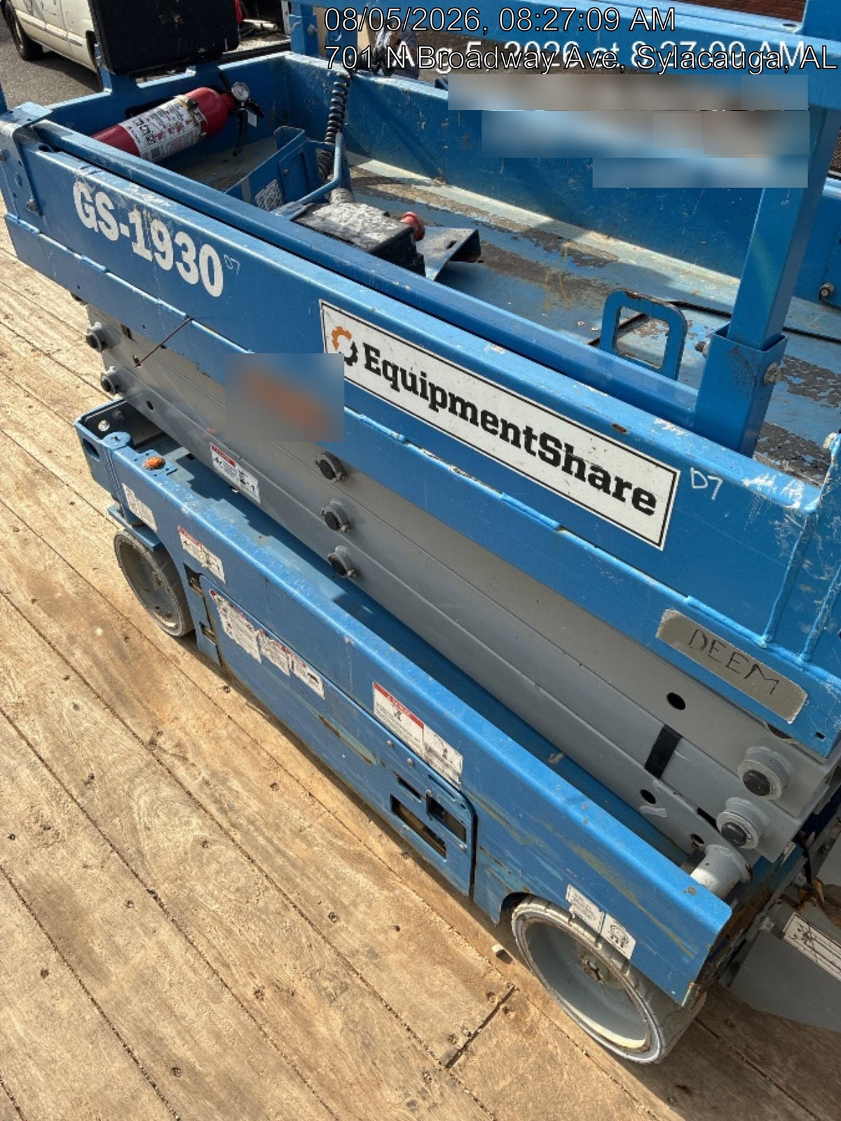 2020 Genie GS-1930 Fixed rails with chain entry gate - Pre A92.20