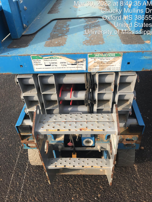 2019 Genie GS-1930 Fixed rails with chain Entry