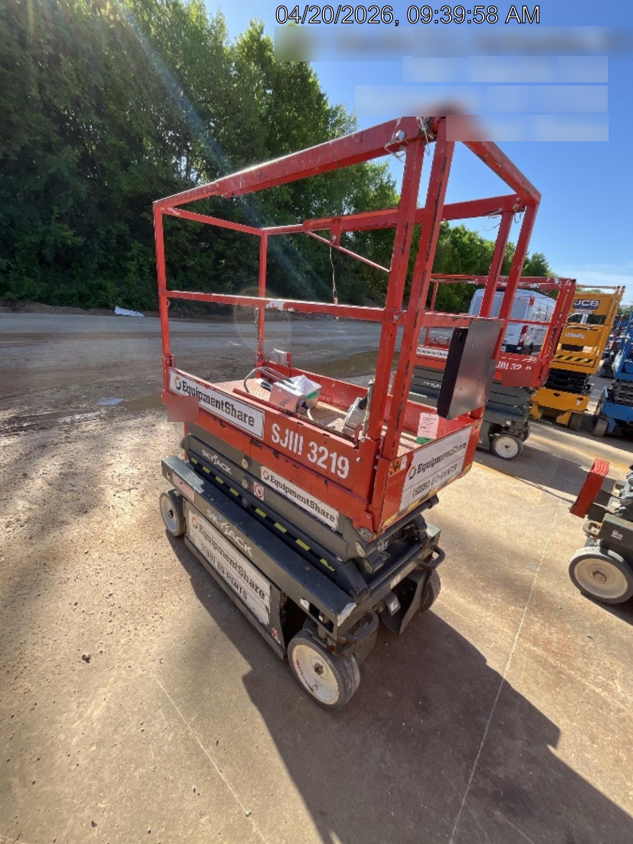 2019 Skyjack SJIII-3219 Standard Options, Trojan Batteries