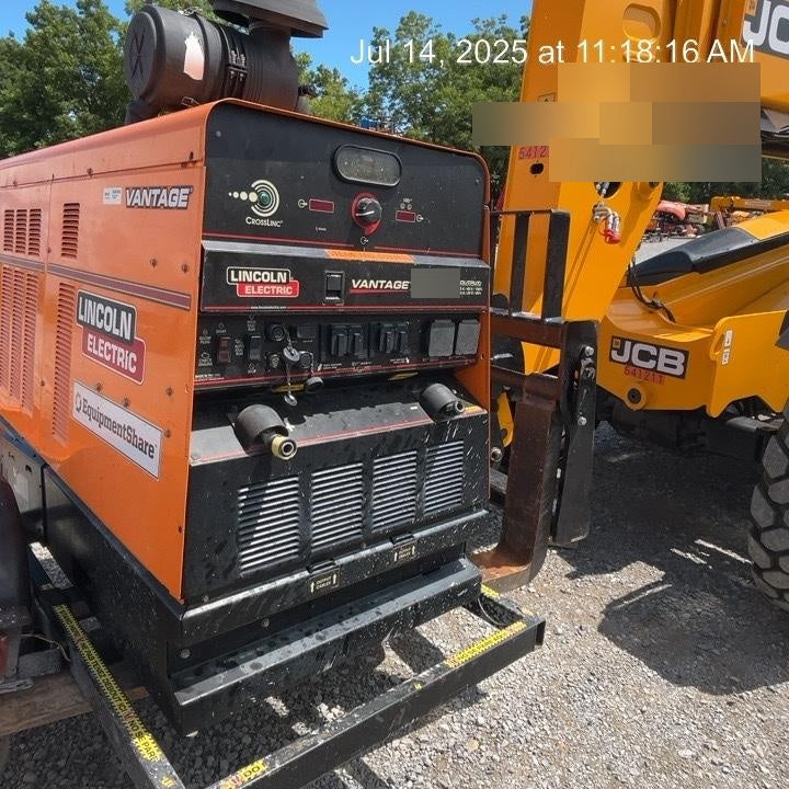 2021 Lincoln Electric Vantage 549X Ready Pak 3, ORANGE (includes trailer, cable rack, fender light kit)