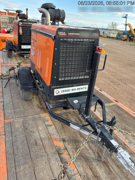 2021 Lincoln Electric Vantage 549X Ready Pak 3, ORANGE (includes trailer, cable rack, fender light kit)