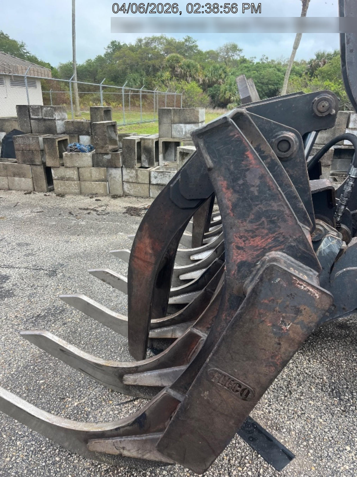 2021 FLECO 120" Grapple Rake - Fleco
