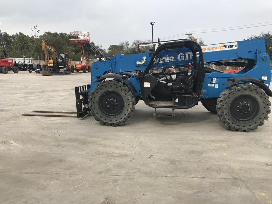 2018 Genie GTH-636 Genie GTH-636 w/Open ROPS, Solid Tires, Work Light/Beacon, 48" Carriage and Forks