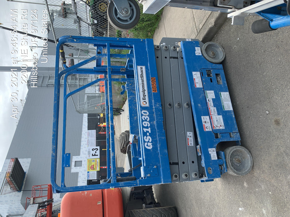 2019 Genie GS-1930 Half Height Swing Gate, 800W Inverter