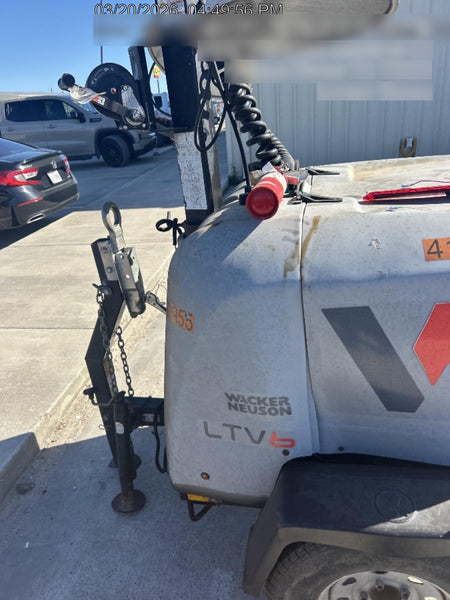Wacker Neuson LTV6K-MH Power mast, 1100W MH, Fuel Sensors, Wiring Harness