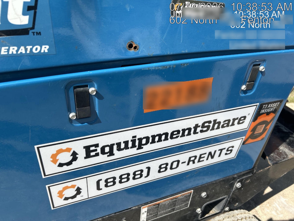 2018 Miller Electric BOBCAT 250 250 amp Propane Welder, Standard w/Running Gear, Bracket,