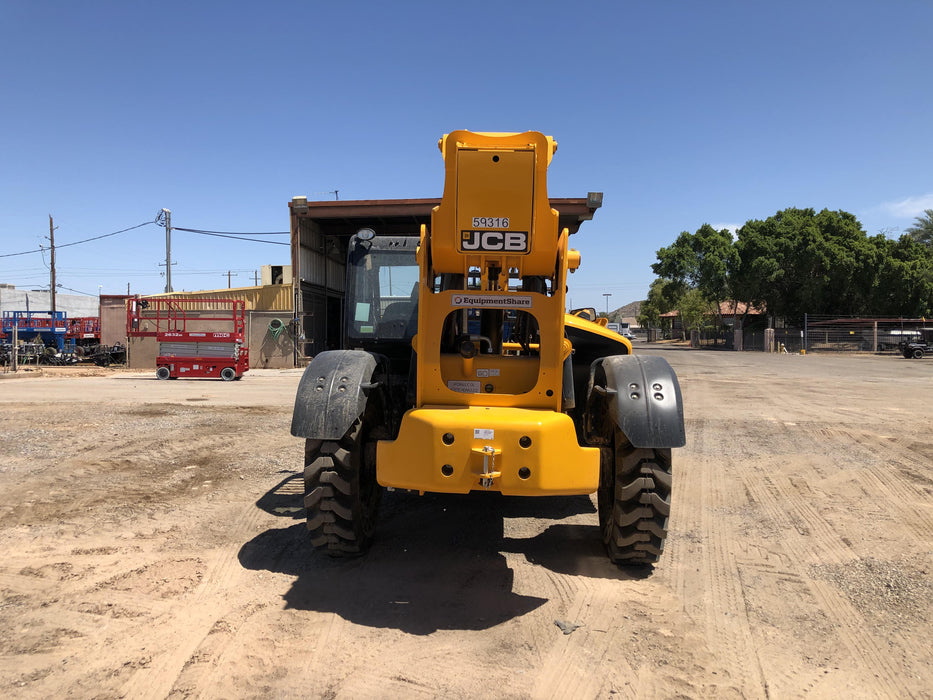 2020 JCB 512-56 Canopy, 74 HP, Solid Tires, STD Worklight, Beacon, Aux Hydraulics, Lifting Eye, Backup Alarm w/66" Carriage, 60" Forks