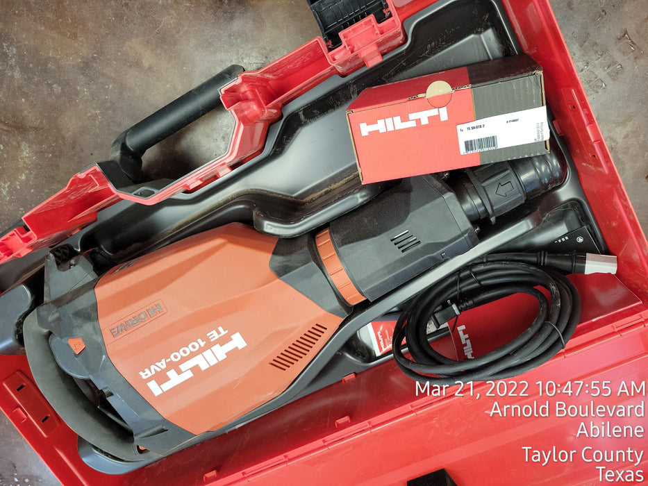 2021 HILTI TE 1000-AVR