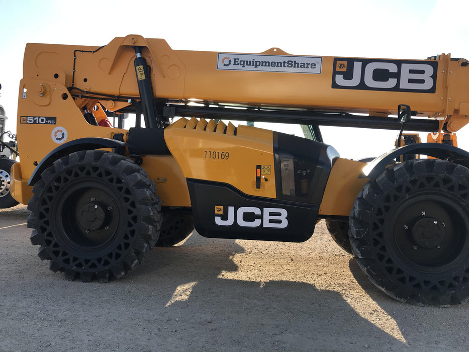 2020 JCB 510-56 Cab/Heat/Air, Solid Tires, Work Lights, Beacon, Aux Hydraulics, Back up Alarm, Lifting Eye, ES Decals