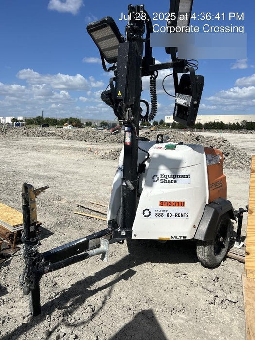 2024 Generac MLT2 Diesel, Flex Switch 120V Input, Powerzone Controller, 
(4) 320W LED Lights, 4kW Generator, 39.9 Gal Fuel Tank, 2" Ball, T3