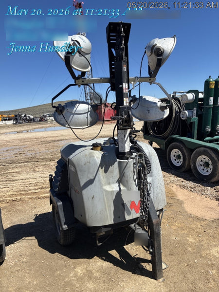 2018 Wacker Neuson LTV6L-MH Wacker Neuson LTV6L Mobile Light Tower w/Fuel Level Sensor Installed