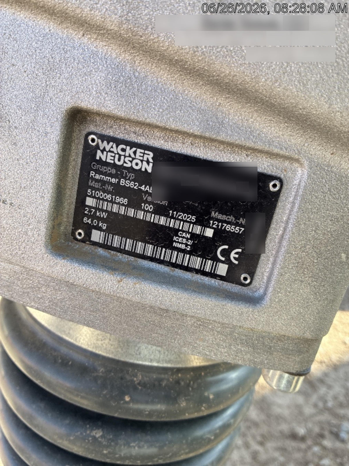 2026 WACKER NEUSON BS62-4Ab/28