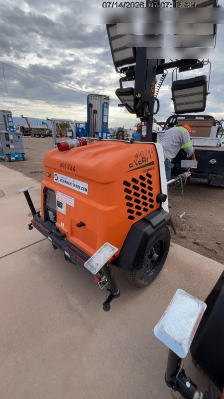 2025 Generac MLTS-4 Diesel, Mitsubishi L2E, 7.1 hp @1800 rpm, Flex Switch 120V Input, Powerzone Controller, (4) 320W LED Lights, 4kW Generator, 39.9 Gal Fuel Tank, 2" Ball, ES Decals
