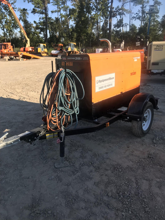 2021 Lincoln Electric Vantage 322 Vantage 322 Ready Pak 3 w/ Decals, ORANGE (includes trailer, cable rack, fender light kit) NO Telematics