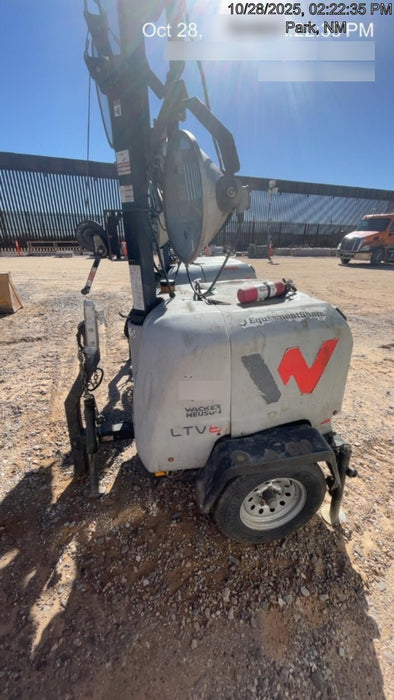 2018 Wacker Neuson LTV6L-MH Wacker Neuson LTV6L Mobile Light Tower w/Fuel Level Sensor Installed