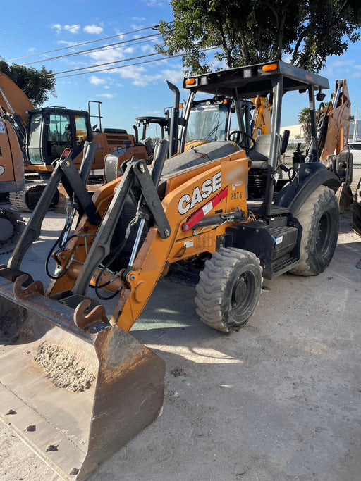 2018 Case 580N EP STANDARD HOE, ROPS, PILOT CONTROLS, AUX HYD