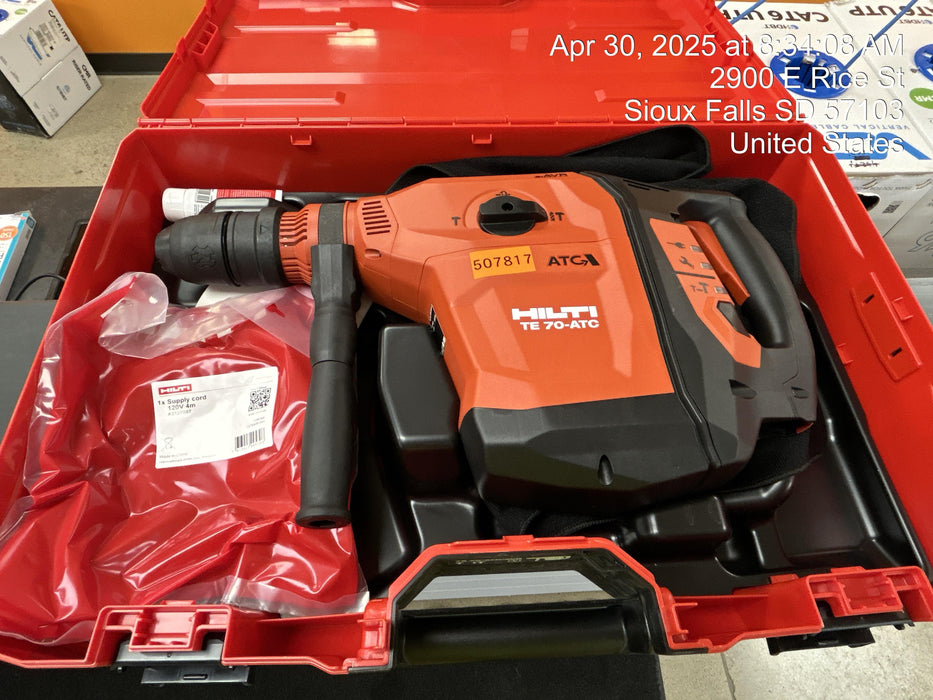 2025 HILTI TE 70-ATC/AVR