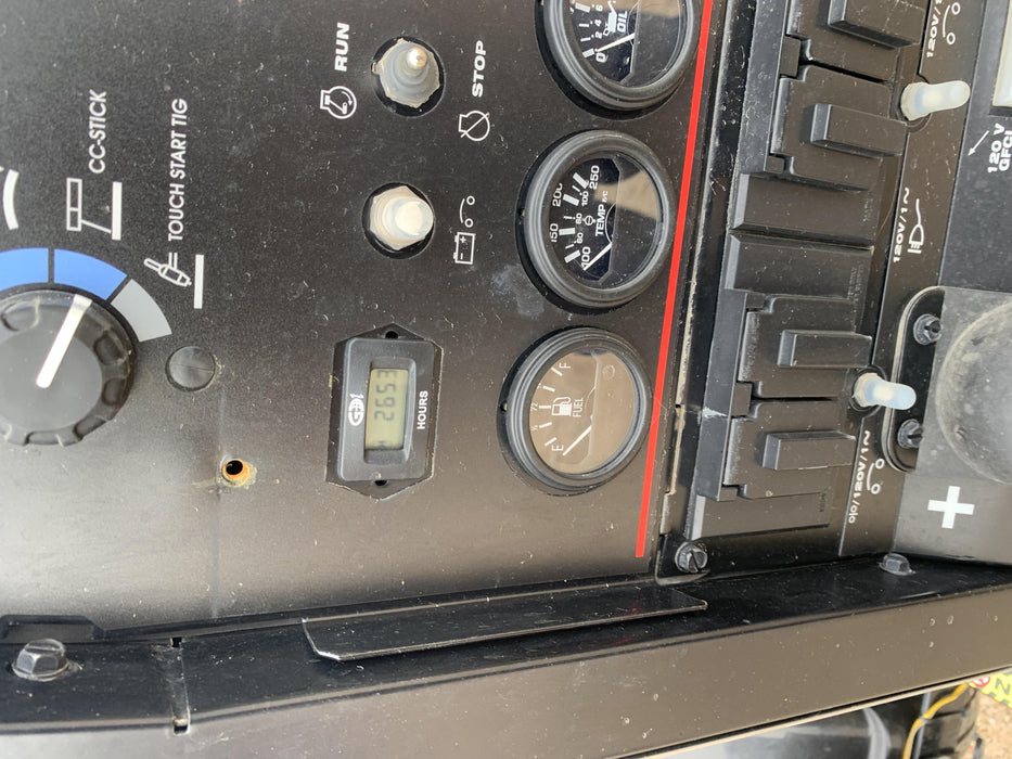 2019 Lincoln Electric Vantage 322 Welder Ready-Pak 3, Two wheel trailer, Fender and Light kit, Cable Rack