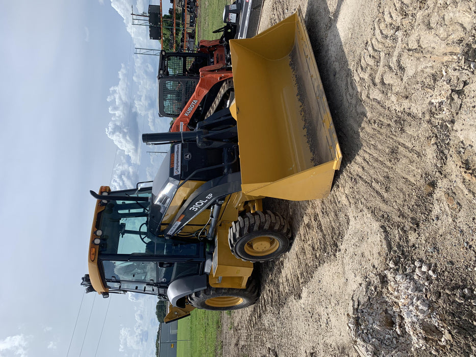 2020 John Deere 310LEP Cab/Heat/Air, 4WD, Standard Stick, Pilot Controls, 2 Way Hydraulics, TAG Manual QC