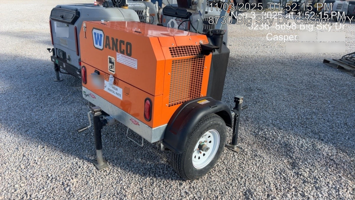 2024 Wanco WLTT-4MM4K Diesel, Deep Sea Controller, Shore Power Plug, Auto Start, (4) 350W LED Floodlights, 4kW Generator, 60 Gal Fuel Tank, 2" Ball, T3