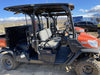 2022 Kubota RTV-X1140W-H Plastic Canopy, Windshield Acrylic Clear, LED Strobe Light, Wire Harness Kit, Back up Alarm