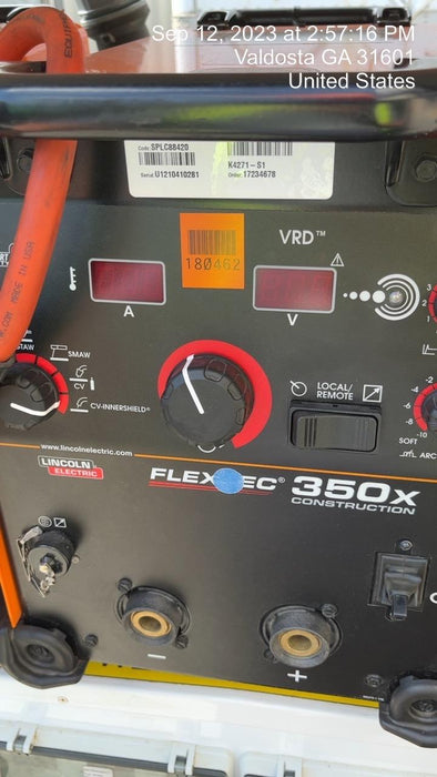 2021 LINCOLN ELECTRIC FLEXTEC 350X