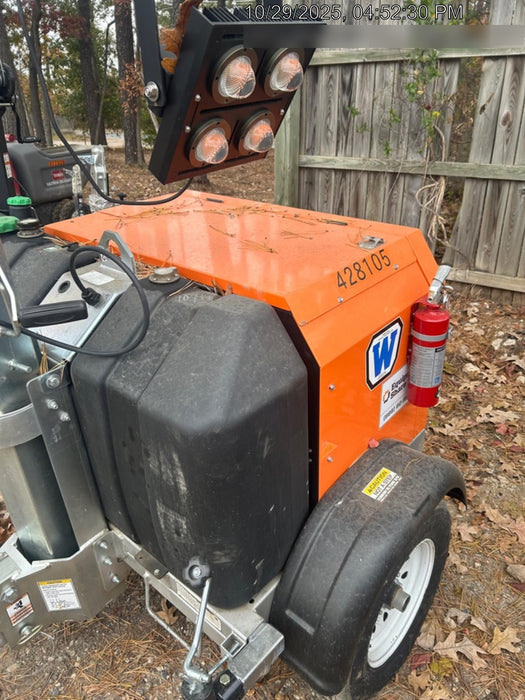 2024 Wanco WLTT-4MM4K Diesel, Deep Sea Controller, Shore Power Plug, Auto Start, (4) 350W LED Floodlights, 4kW Generator, 60 Gal Fuel Tank, 2" Ball, T3