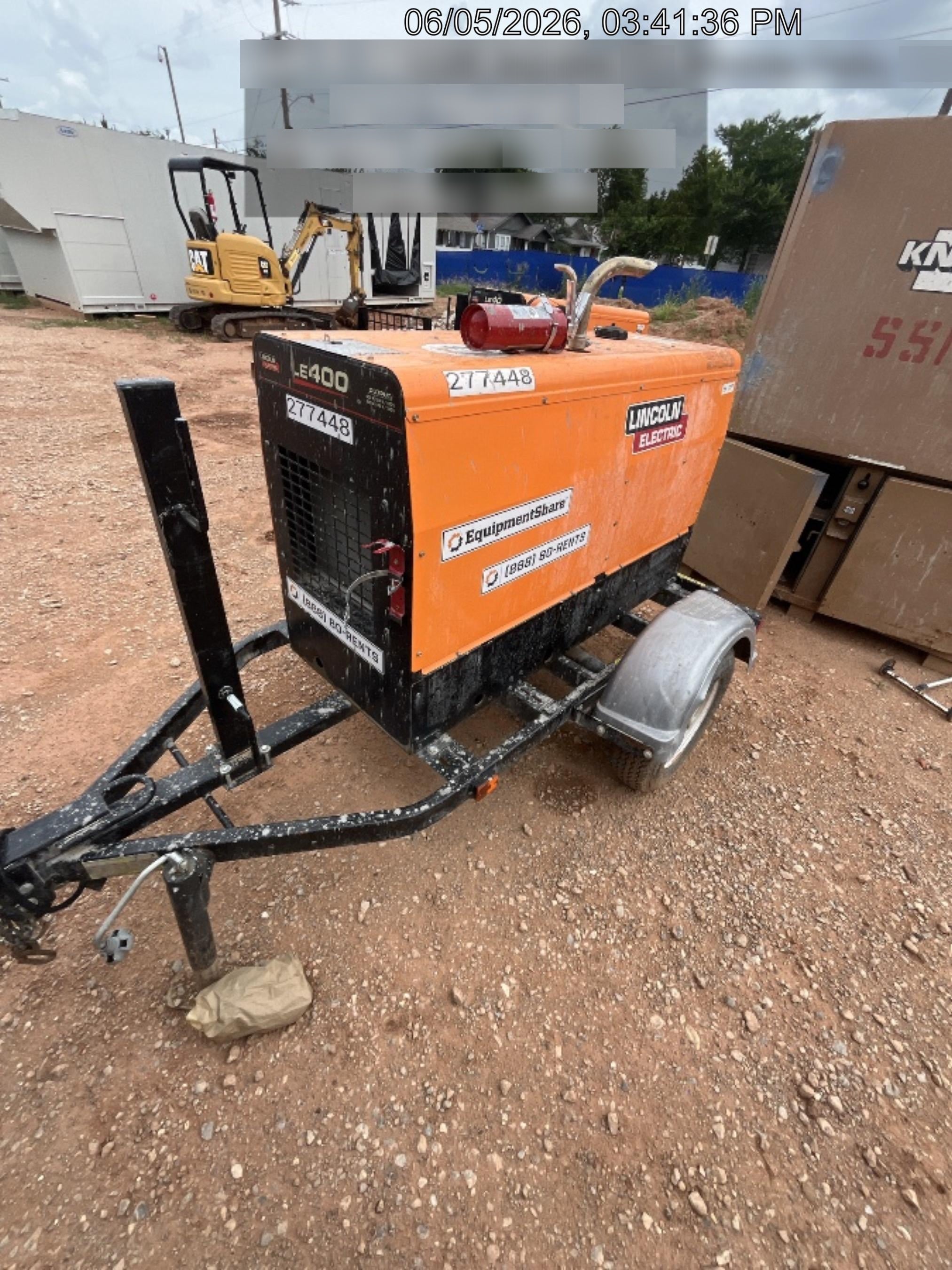 2022 Lincoln Electric LE400 Kubota V1505, Trlr, Cable Rack, Light Kit, ES Decals, T3