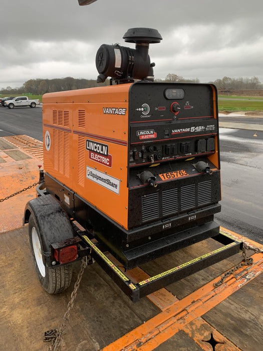 2021 Lincoln Electric Vantage 549X Ready Pak 3, ORANGE (includes trailer, cable rack, fender light kit)