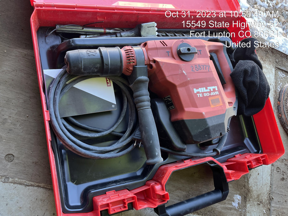 2023 HILTI TE 50-AVR