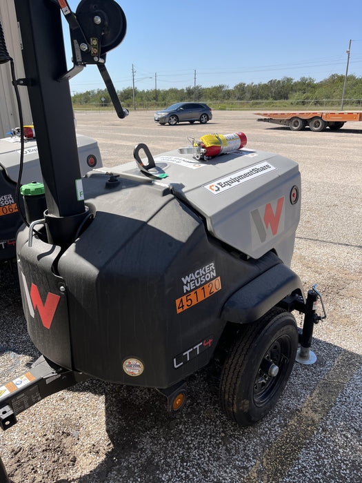 2024 Wacker Neuson LTT4 Diesel, Kohler KDW702, Deep Sea Controller, Auto Start, LED 320W, Bypass Outlet, T3