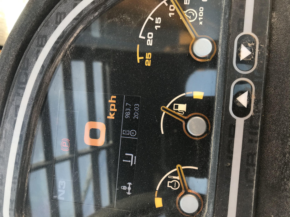 2020 JCB 512-56 Cab/Heat Air, 74 HP, Solid Tires, STD Worklight, Beacon, Aux Hydraulics, Lifting Eye, Backup Alarm w/60" Carriage, 60" Forks