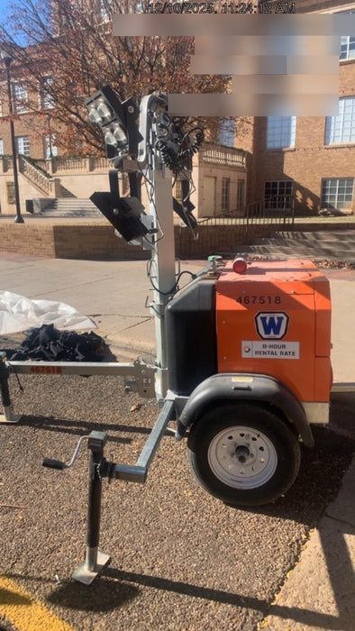 2024 Wanco WLTT-4MM4K Diesel, Deep Sea Controller, Shore Power Plug, Auto Start, (4) 350W LED Floodlights, 4kW Generator, 60 Gal Fuel Tank, 2" Ball, T3