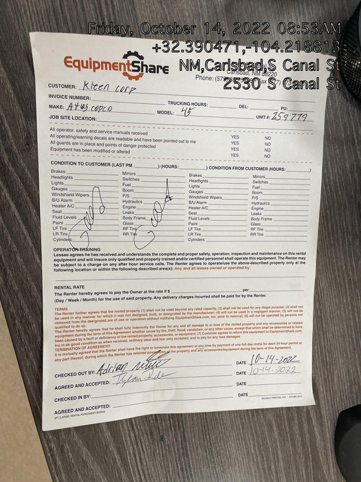 2022 ATLAS COPCO QAS45 CWK