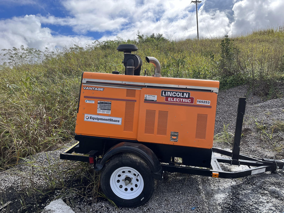 2021 Lincoln Electric Vantage 549X Ready Pak 3, ORANGE (includes trailer, cable rack, fender light kit)