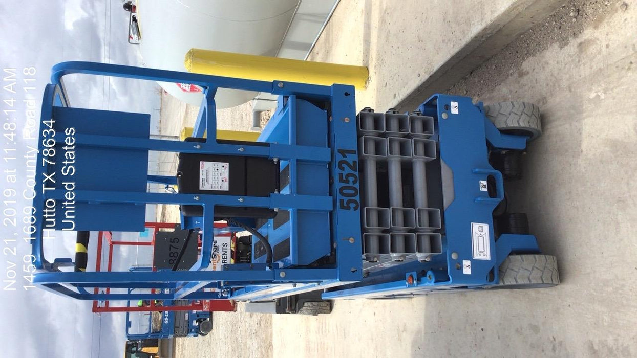 2019 Genie GS-1930 Fixed Rails with Chain Entry