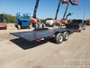 2025 TEXAS PRIDE TRAILERS 21' Lowboy Gravity Tilt Bed 14K Bumper Pull Trailer