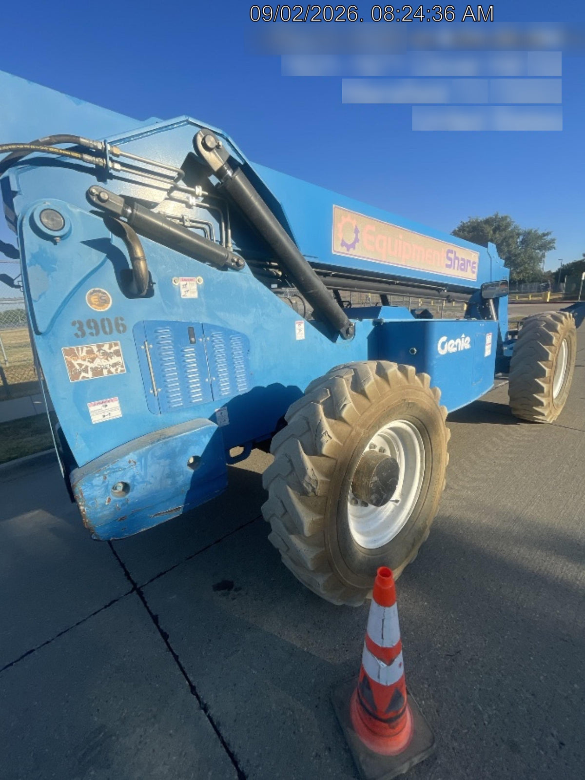 2017 Genie GTH-1056 Genie GTH1056, Solid Tires, 60" carriage, Light Kit, Open ROPS