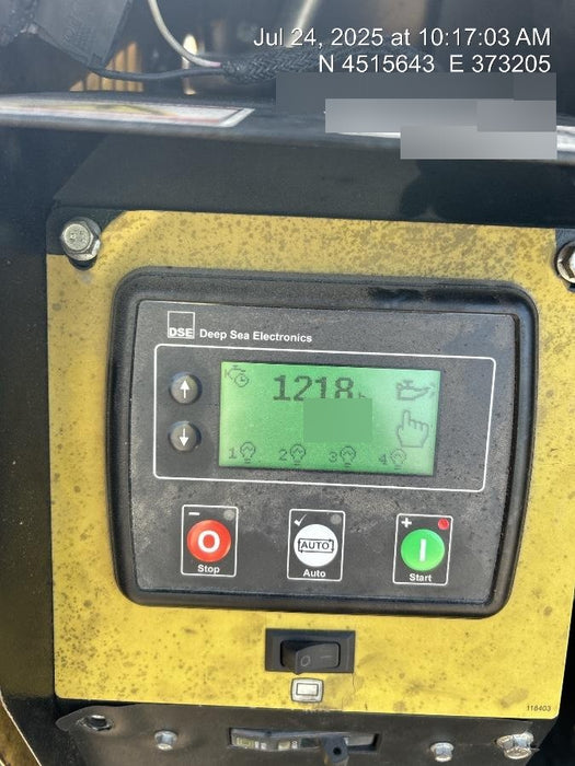 2022 Allmand NLV3GR (4) LED Light Fixture 350W, 23' Vertical Mast, 3kW Prime, Towable, Deep Sea L401, Leveling Jacks, Yanmar T4F 5.8hp