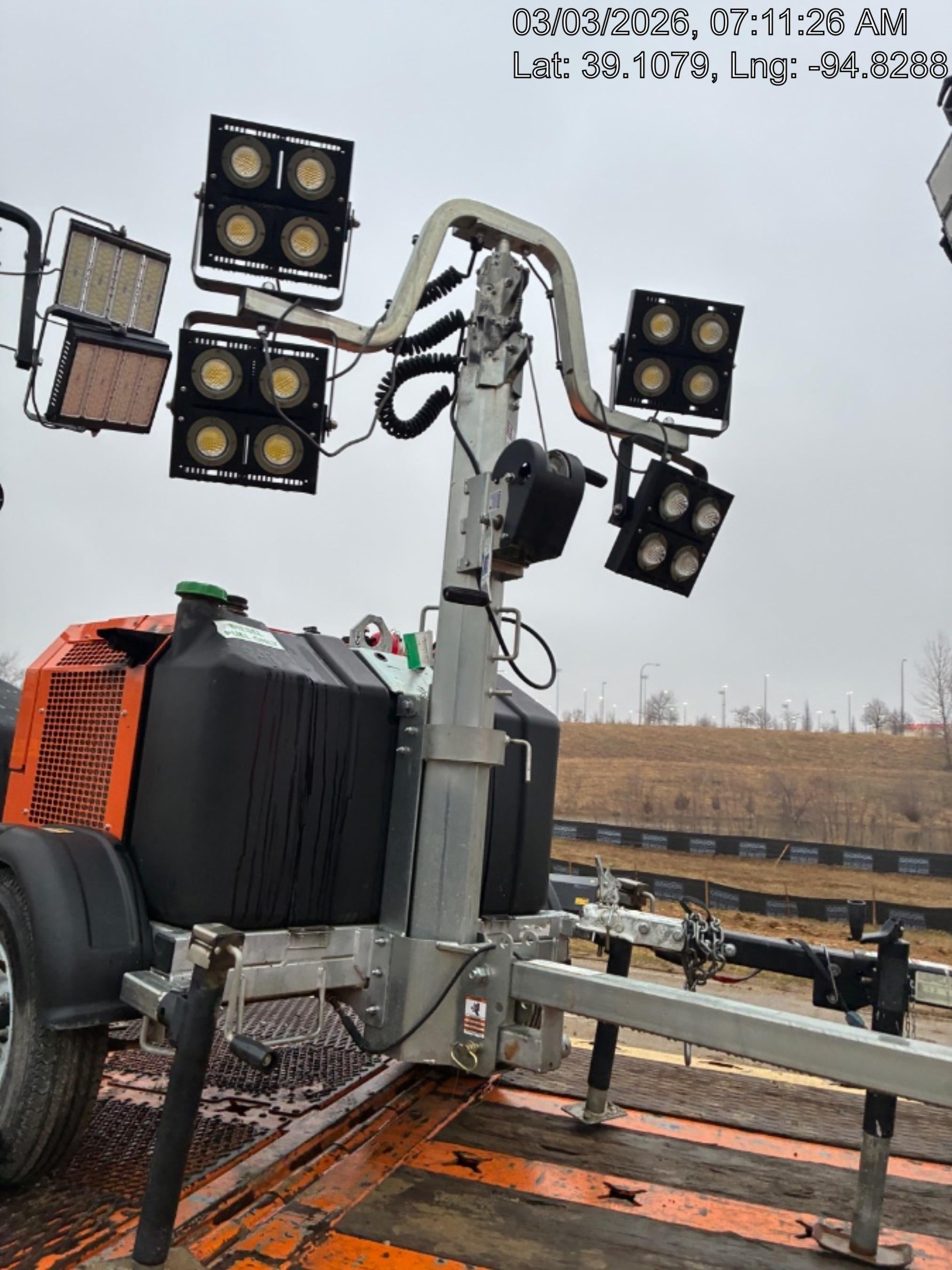 2024 Wanco WLTT-4MM4K Diesel, Deep Sea Controller, Shore Power Plug, Auto Start, (4) 350W LED Floodlights, 4kW Generator, 60 Gal Fuel Tank, 2" Ball, T3