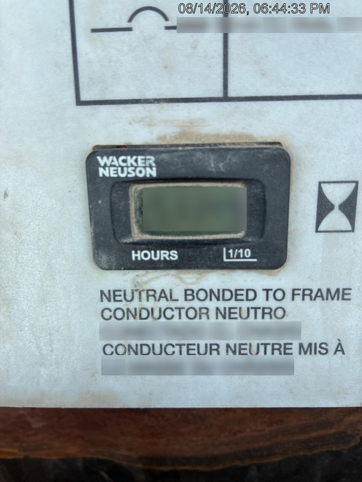 2019 Wacker Neuson LTV6L-MH Standard Options, ES Track Hardware, Fuel Level Sensor