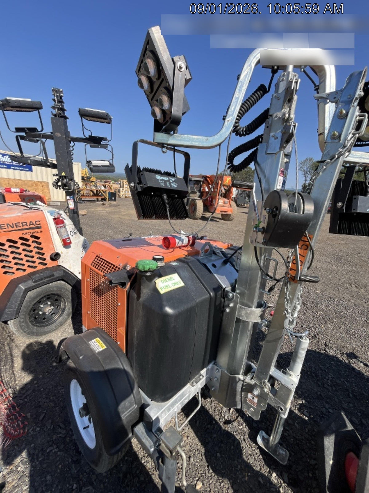 2024 Wanco WLTT-4MM4K Diesel, Deep Sea Controller, Shore Power Plug, Auto Start, (4) 350W LED Floodlights, 4kW Generator, 60 Gal Fuel Tank, 2" Ball, T3