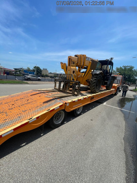 2019 JCB 512-56 Canopy, 109 HP, Solid Tires, STD Worklight, Beacon, Aux Hydraulics, Lifting Eye, Back up Alarm w/66" Carriage/60" Forks