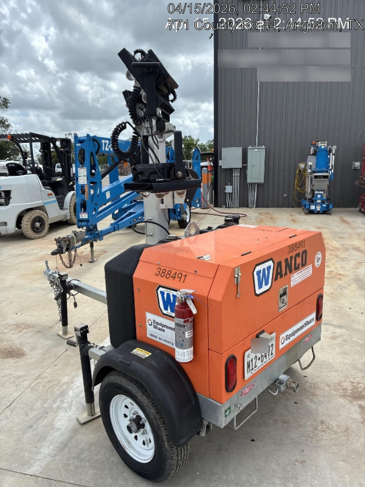 2024 Wanco WLTT-4MM4K Diesel, Deep Sea Controller, Shore Power Plug, Auto Start, (4) 350W LED Floodlights, 4kW Generator, 60 Gal Fuel Tank, 2" Ball, T3